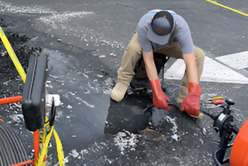 our emergency plumber is working on plumbing project in Lewisville